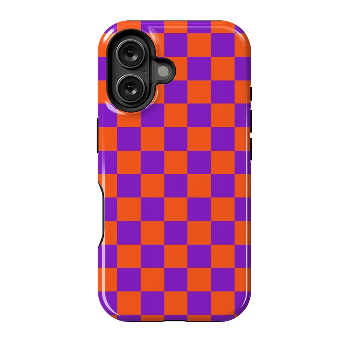 iPhone 16 StrongFit Checkered Pattern VIII by Art Design Works