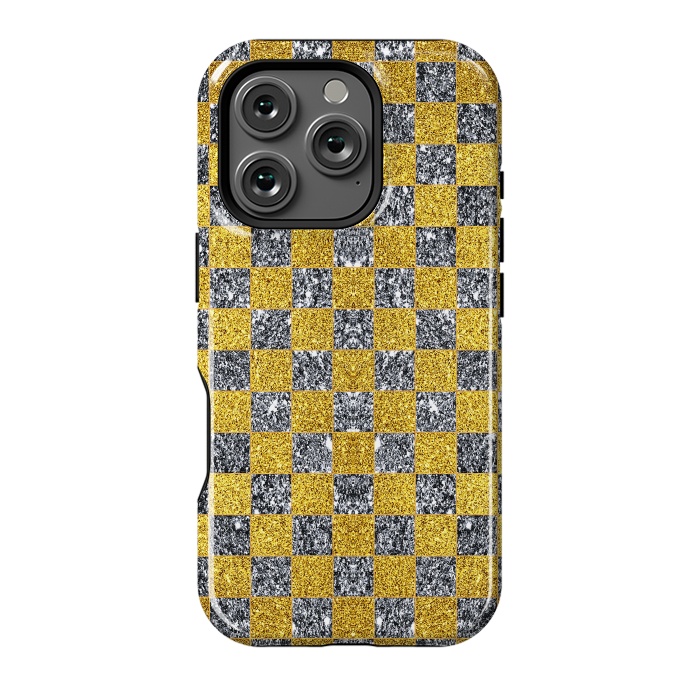 iPhone 16 Pro StrongFit Checkered Pattern X by Art Design Works