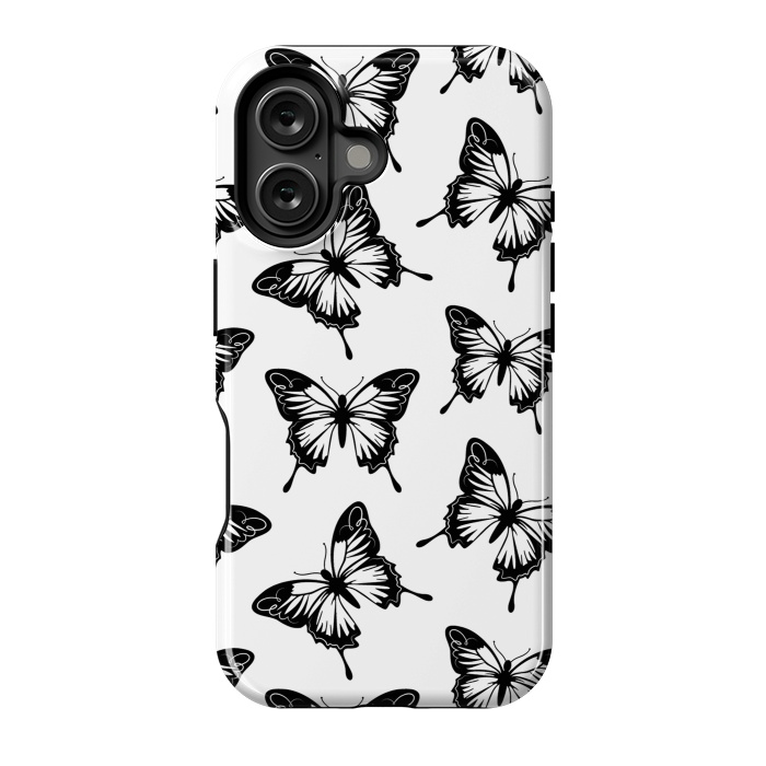 iPhone 16 StrongFit Elegant butterflies by Martina