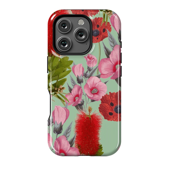 iPhone 16 Pro StrongFit Bushland Florals by Zala Farah