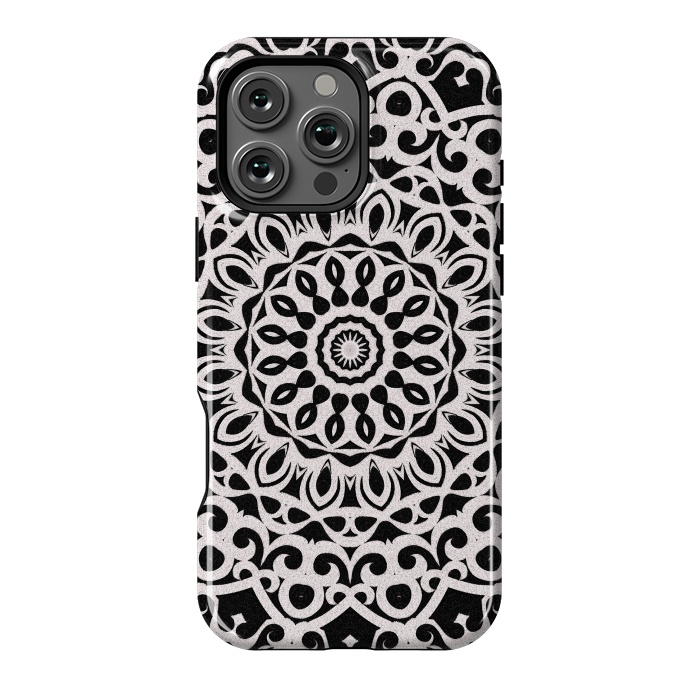 iPhone 16 Pro Max StrongFit Tribal Mandala G385 by Medusa GraphicArt