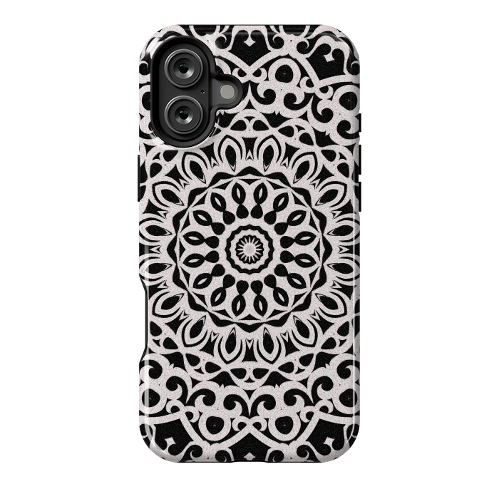 iPhone 16 Plus StrongFit Tribal Mandala G385 by Medusa GraphicArt