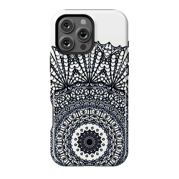 iPhone 16 Pro Max StrongFit Mandala Mehndi Style G378 by Medusa GraphicArt