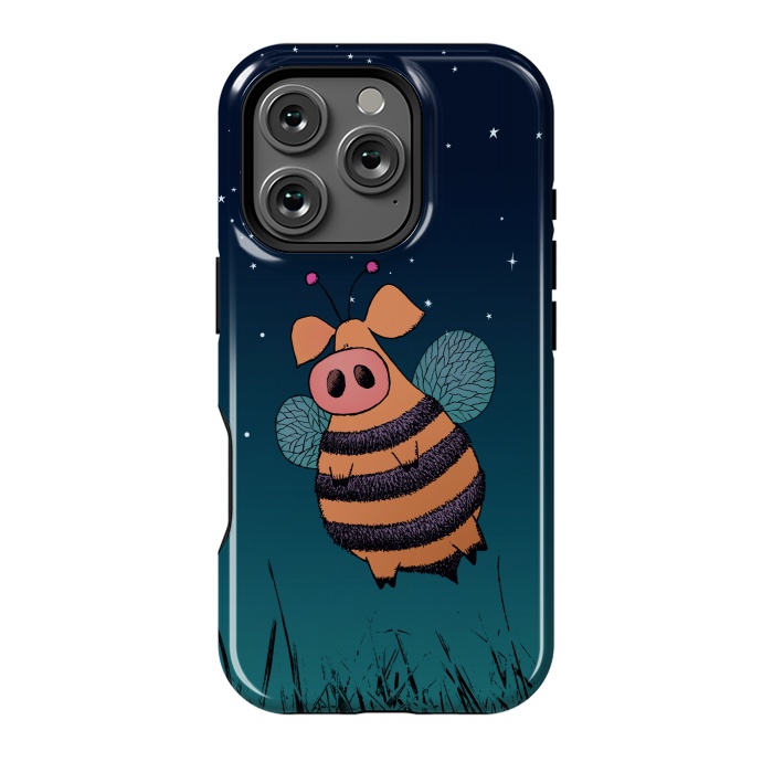 iPhone 16 Pro StrongFit Bumblepig by Mangulica