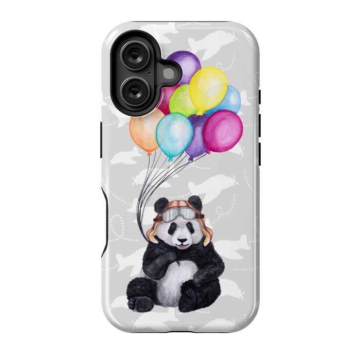 iPhone 16 StrongFit Aviator Panda by gingerlique