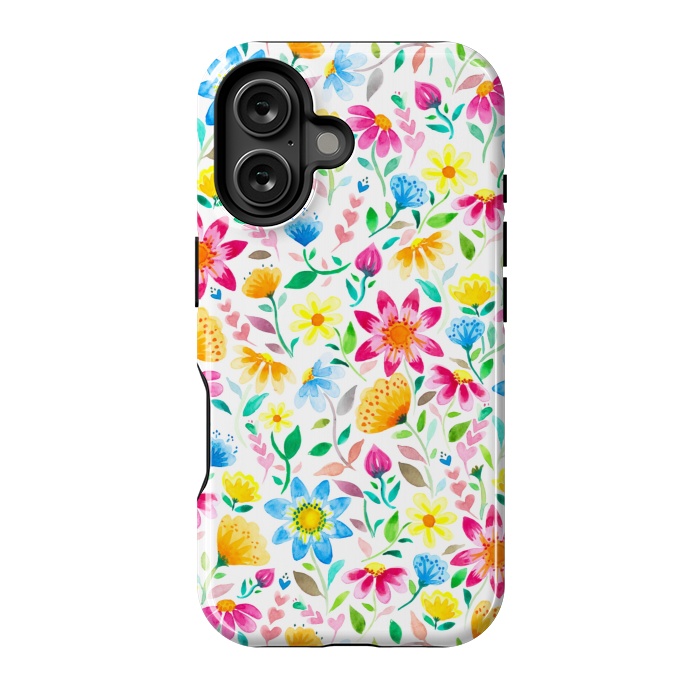 iPhone 16 StrongFit Flower Power Garden by gingerlique