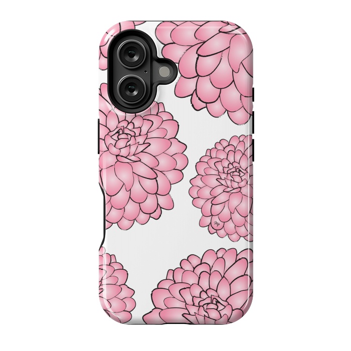 iPhone 16 StrongFit Pink Chrysanthemum by Martina