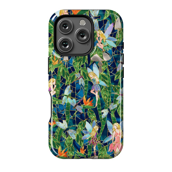 iPhone 16 Pro StrongFit Emerald Forest Fairies by gingerlique