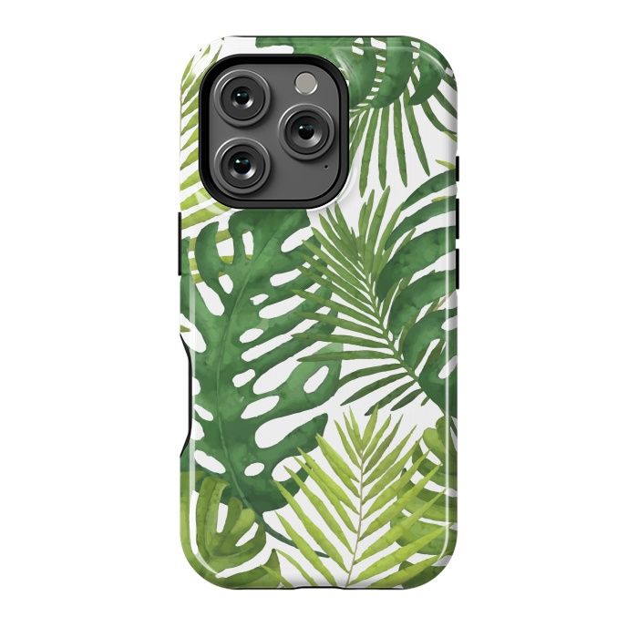 iPhone 16 Pro StrongFit Tropicalist Monstera by Creativeaxle