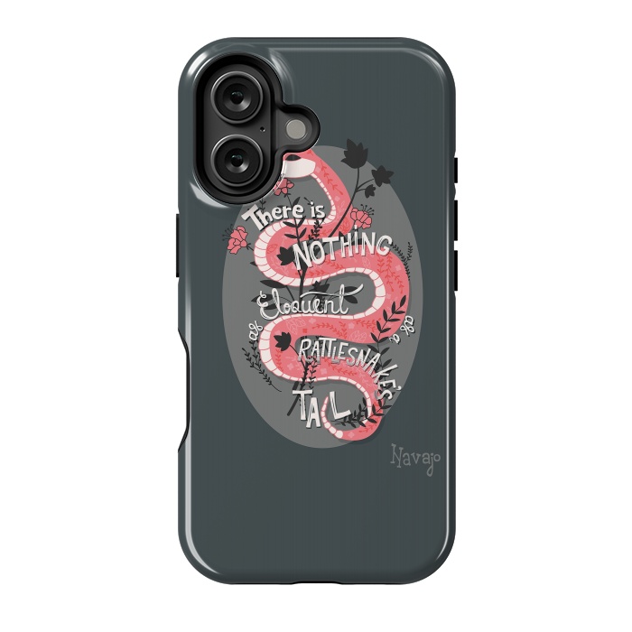 iPhone 16 StrongFit There is nothing as eloquent as a rattlesnake's tail by Jelena Obradovic