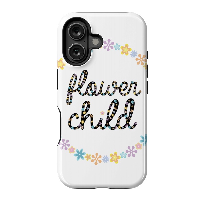 iPhone 16 StrongFit Flower child by Laura Nagel