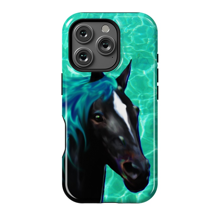 iPhone 16 Pro StrongFit Horse Spirit Water Dream by BluedarkArt