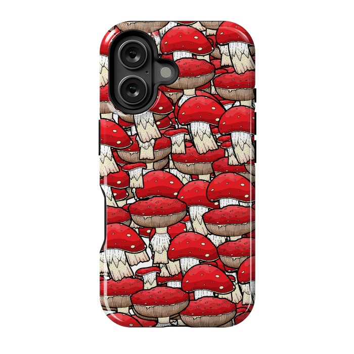 iPhone 16 StrongFit The red mushrooms by Steve Wade (Swade)