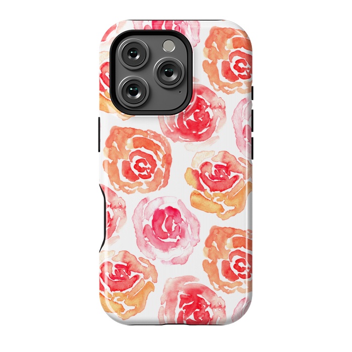 iPhone 16 Pro StrongFit Rows of Roses  by Tigatiga