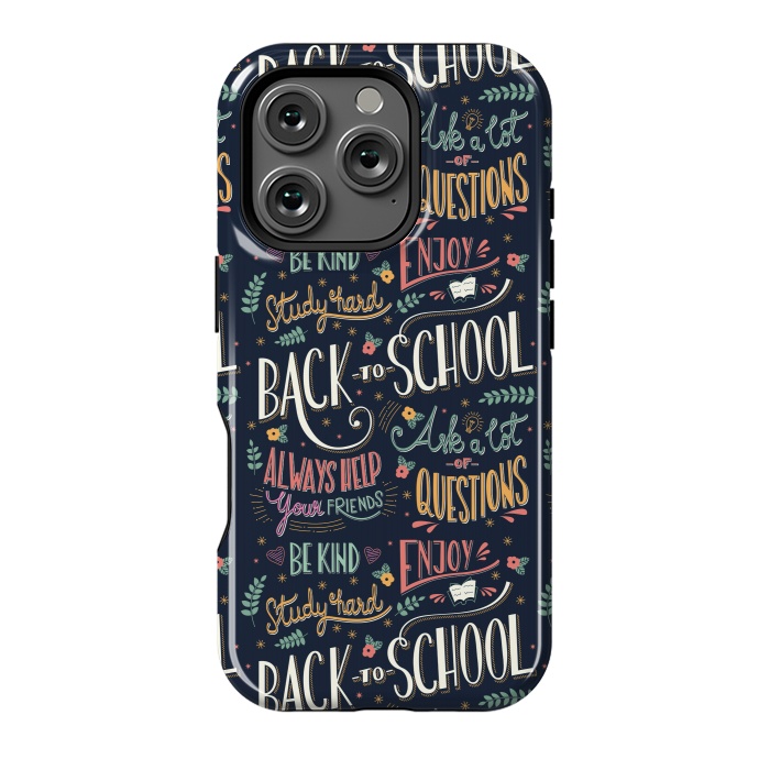 iPhone 16 Pro StrongFit Back to school colorful by Jelena Obradovic