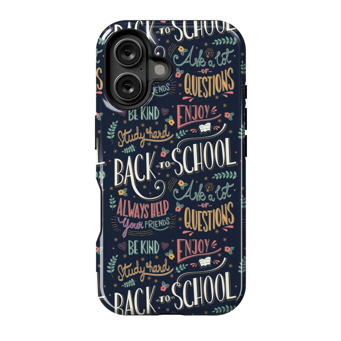 iPhone 16 StrongFit Back to school colorful by Jelena Obradovic