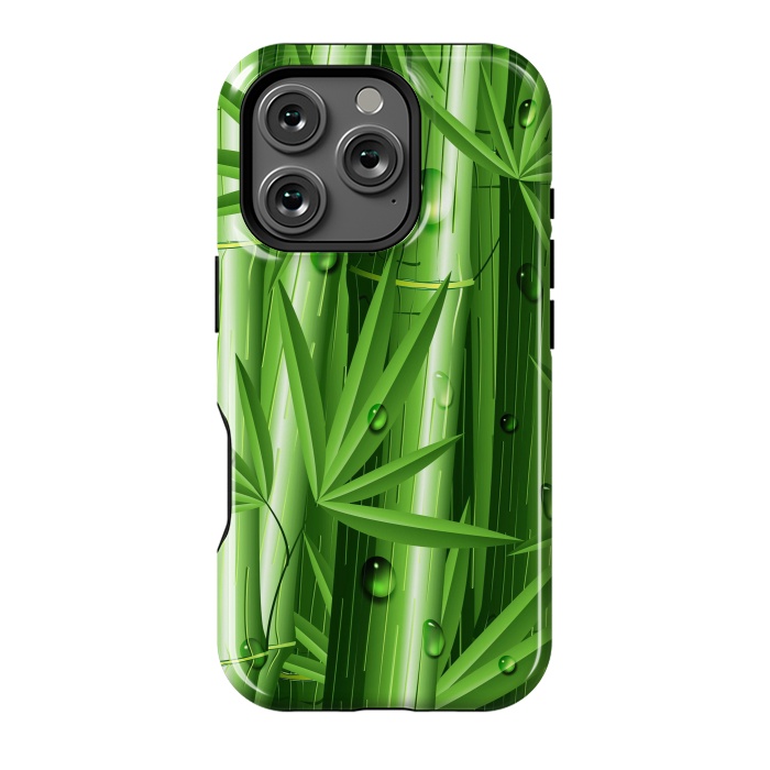 iPhone 16 Pro StrongFit Bamboo Jungle Zen by BluedarkArt