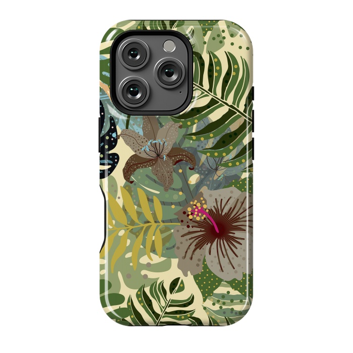 iPhone 16 Pro StrongFit Jungle Foliage by  Utart