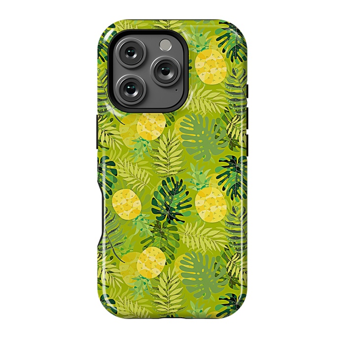 iPhone 16 Pro StrongFit Eve's colorful pineapple garden Jungle by  Utart