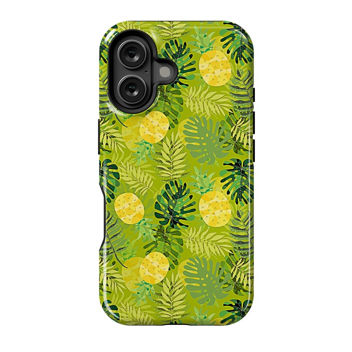 iPhone 16 StrongFit Eve's colorful pineapple garden Jungle by  Utart