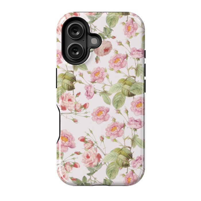 iPhone 16 StrongFit Blush Roses  by  Utart