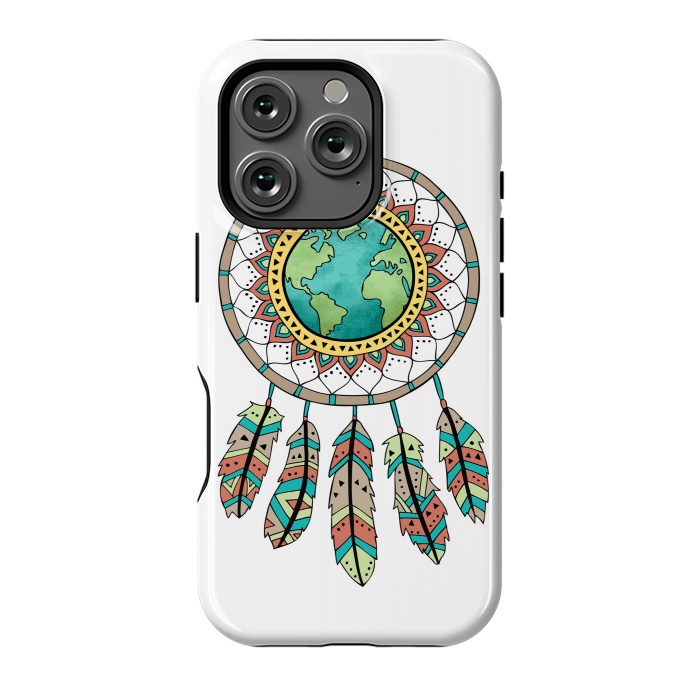 iPhone 16 Pro StrongFit World Dreamcatcher by Pom Graphic Design