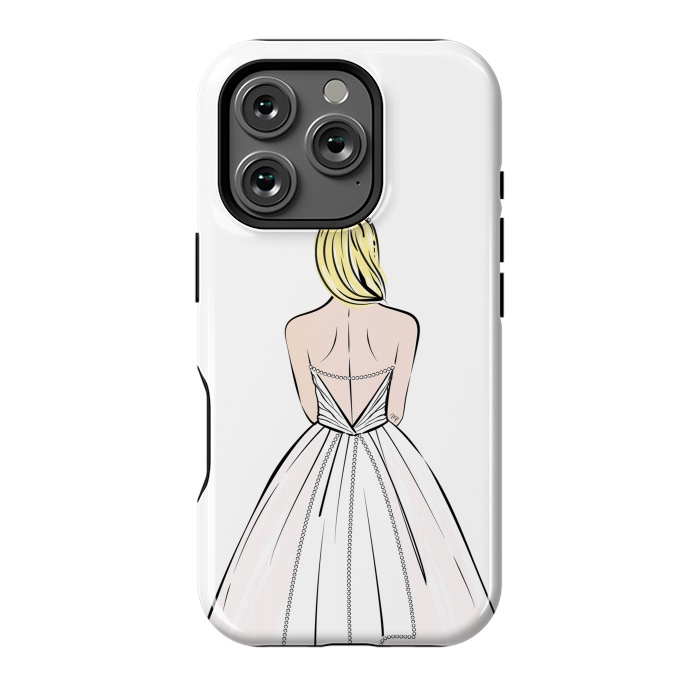 iPhone 16 Pro StrongFit Elegant bride illustration by Martina