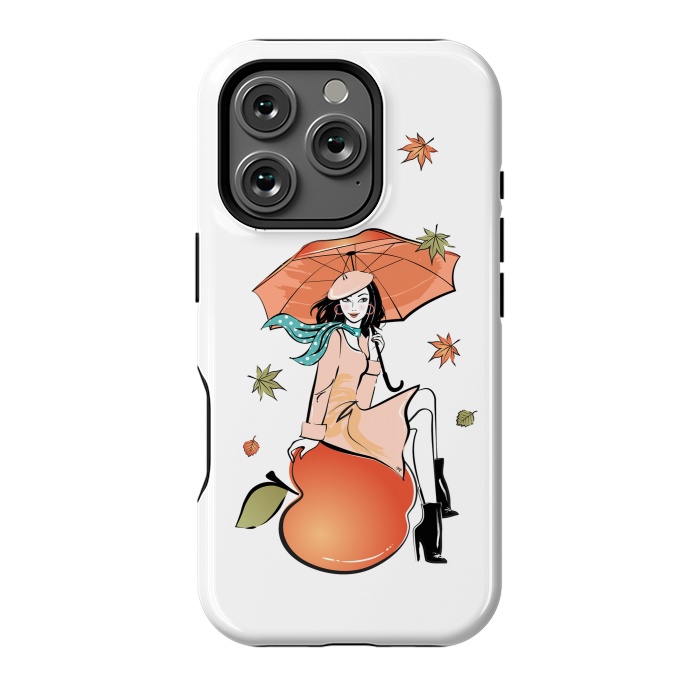 iPhone 16 Pro StrongFit Autumn Girl by Martina