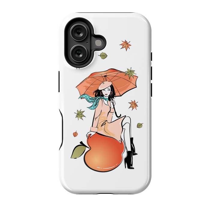 iPhone 16 StrongFit Autumn Girl by Martina