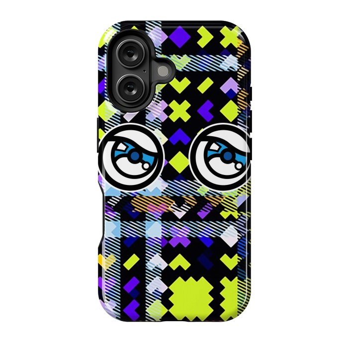 iPhone 16 StrongFit Modern Tartans by Michael Cheung