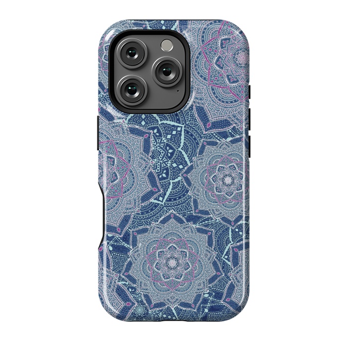 iPhone 16 Pro StrongFit Mandala flowers by Jms