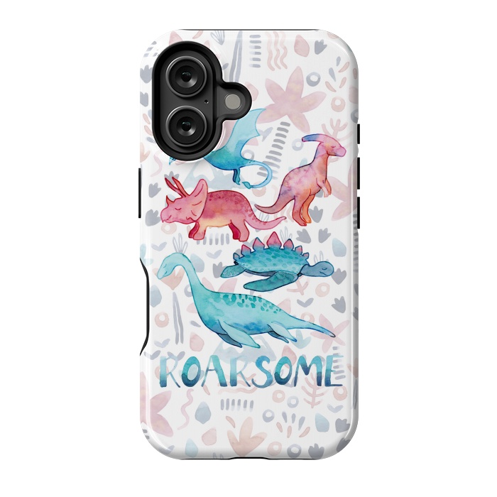 iPhone 16 StrongFit Roarsome Dino's by gingerlique