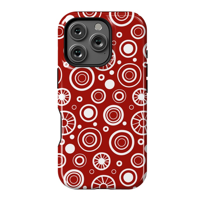 iPhone 16 Pro StrongFit Crazy White Dots by Majoih