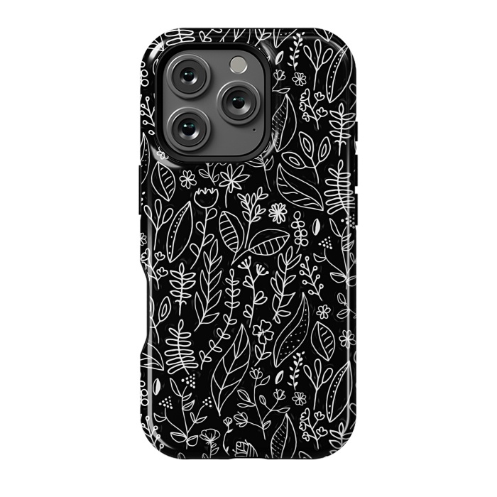 iPhone 16 Pro StrongFit Licorice Nature Doodle  by Tigatiga