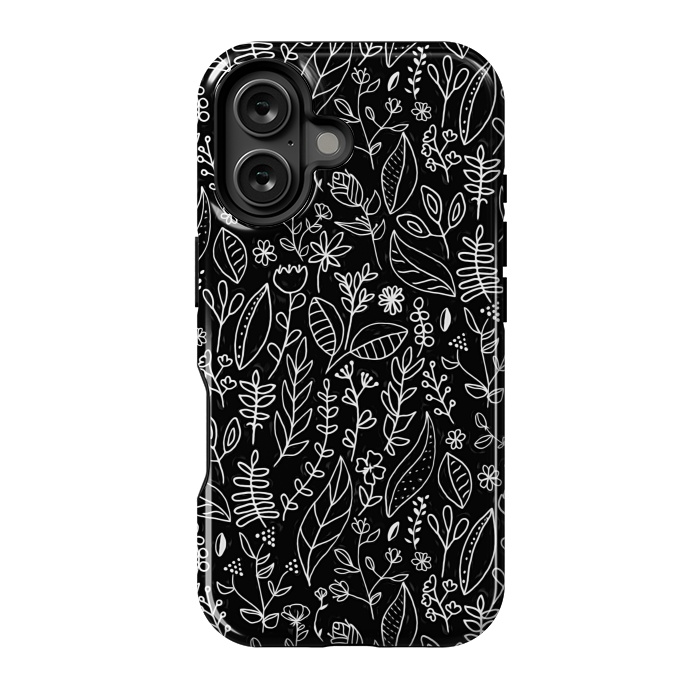 iPhone 16 StrongFit Licorice Nature Doodle  by Tigatiga