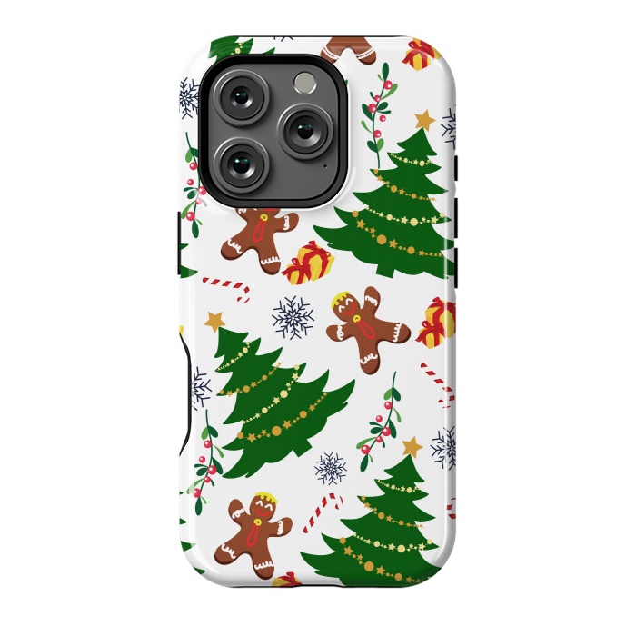 iPhone 16 Pro StrongFit Holly Jolly Christmas by Allgirls Studio