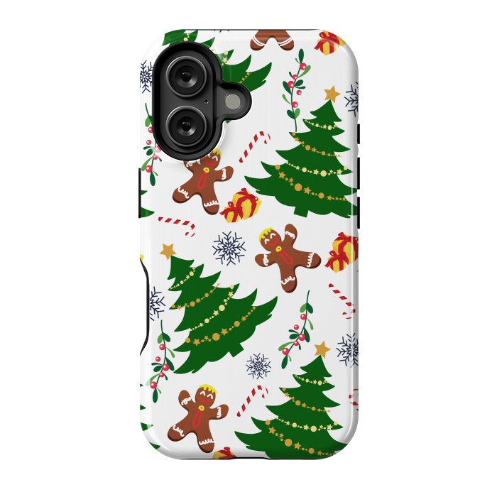 iPhone 16 StrongFit Holly Jolly Christmas by Allgirls Studio