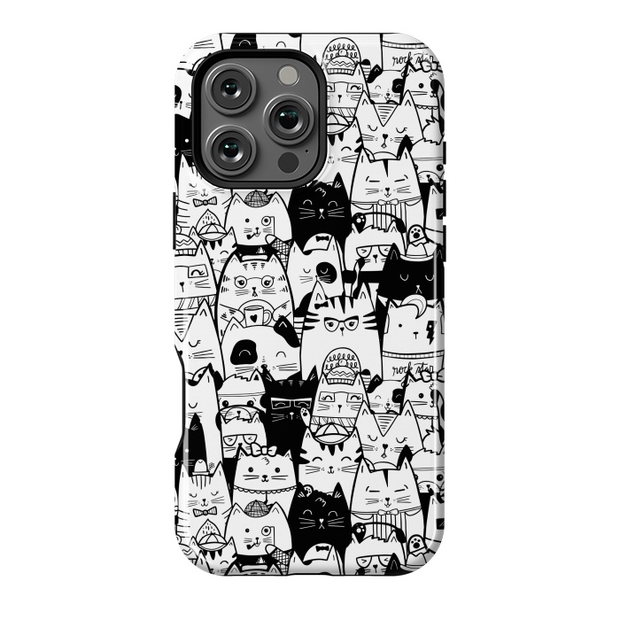 iPhone 16 Pro Max StrongFit Itty Bitty Kitty Committee by Noonday Design