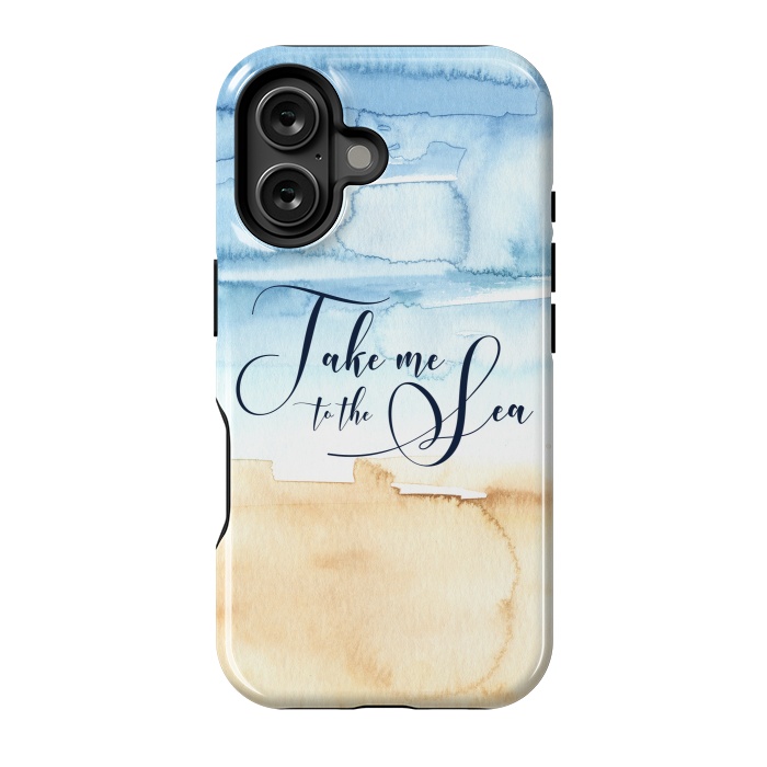 iPhone 16 StrongFit Take Me to the Sea by Noonday Design