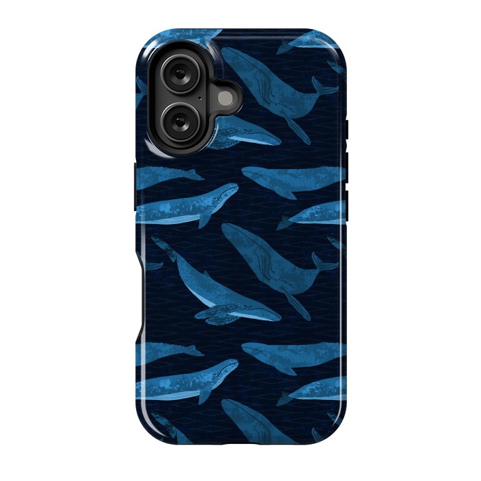 iPhone 16 StrongFit Whales in the Deep by Noonday Design