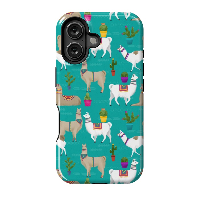 iPhone 16 StrongFit Llama Drama by Noonday Design