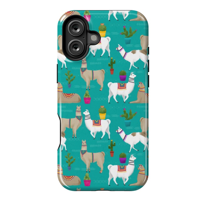 iPhone 16 Plus StrongFit Llama Drama by Noonday Design