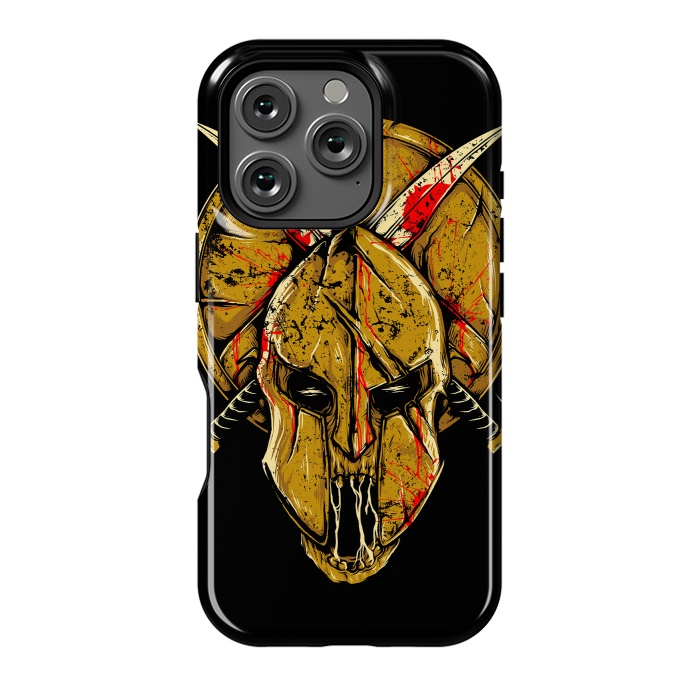 iPhone 16 Pro StrongFit Skull Sparta by Afif Quilimo