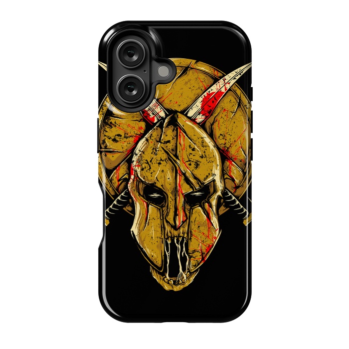 iPhone 16 StrongFit Skull Sparta by Afif Quilimo