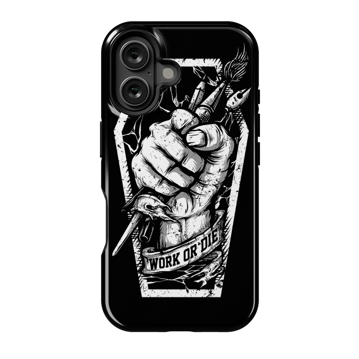 iPhone 16 StrongFit Work or Die by Afif Quilimo