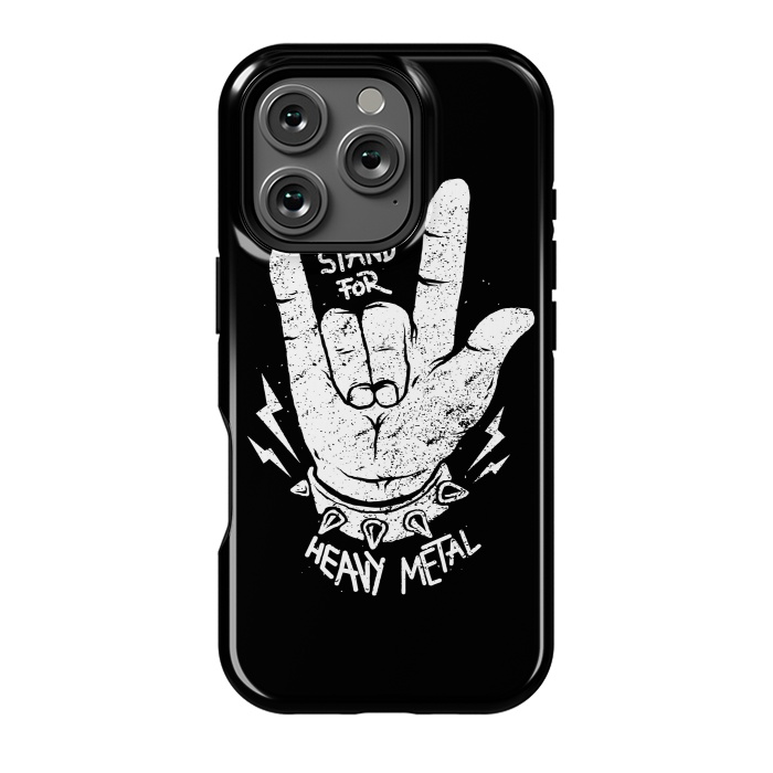 iPhone 16 Pro StrongFit Stand for Heavy Metal by Afif Quilimo