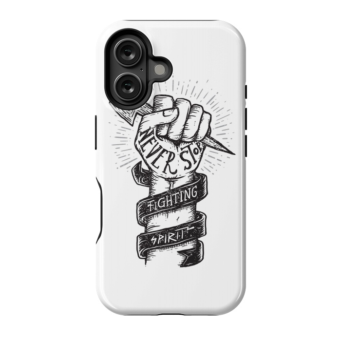 iPhone 16 StrongFit Never Stop Fighting Spirit by Afif Quilimo