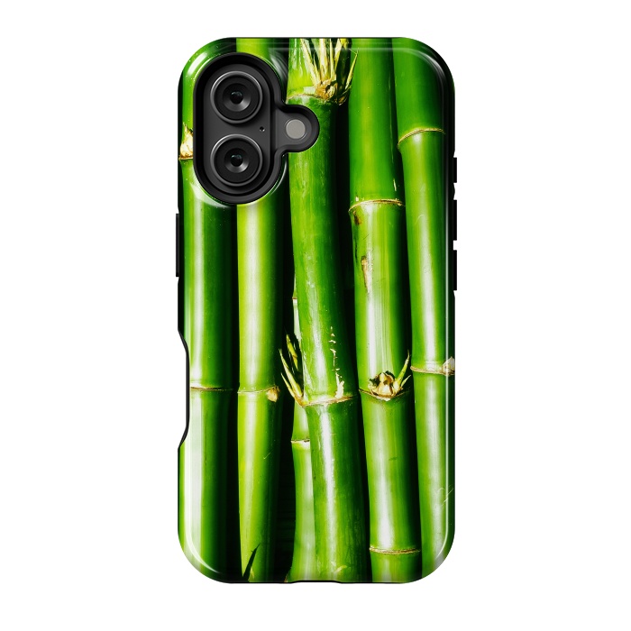 iPhone 16 StrongFit Bamboo Zen Green Nature by BluedarkArt