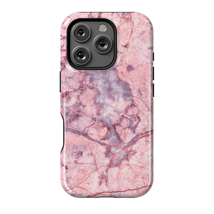 iPhone 16 Pro StrongFit Pink Marble by Art Design Works