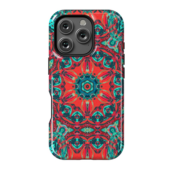 iPhone 16 Pro StrongFit Abstract Mandala II by Art Design Works